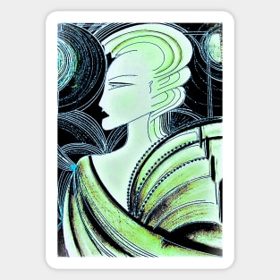 THE NIGHT OF ART DECO Sticker